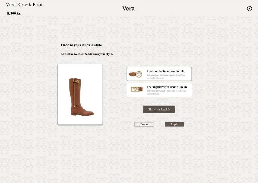 Personalization comparison 3: before.